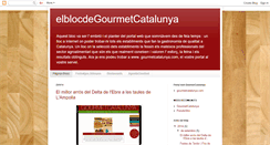 Desktop Screenshot of gourmetcatalunya.blogspot.com