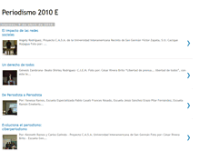 Tablet Screenshot of periodismo2010e.blogspot.com