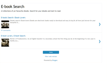 Tablet Screenshot of e-booksearch.blogspot.com