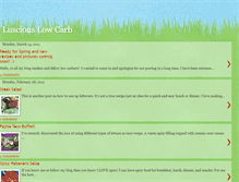 Tablet Screenshot of lusciouslowcarb.blogspot.com