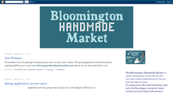Desktop Screenshot of bloomingtonhandmademarket.blogspot.com