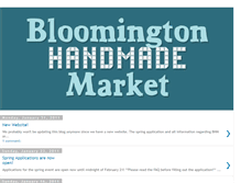 Tablet Screenshot of bloomingtonhandmademarket.blogspot.com