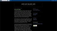 Desktop Screenshot of kissmyblackass.blogspot.com