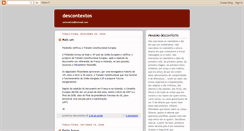 Desktop Screenshot of descontextos.blogspot.com