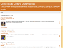 Tablet Screenshot of comunidadequilombaque.blogspot.com