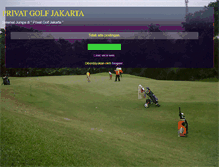 Tablet Screenshot of privat-golf-jakarta.blogspot.com