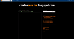 Desktop Screenshot of conteoreactor.blogspot.com