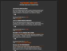 Tablet Screenshot of garmentjobinfo.blogspot.com