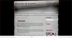 Desktop Screenshot of depositodecontos.blogspot.com