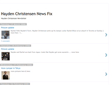 Tablet Screenshot of hayden-news.blogspot.com