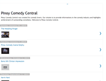 Tablet Screenshot of pinoycomedycentral.blogspot.com