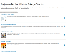Tablet Screenshot of pinjamanperibadiswasta.blogspot.com