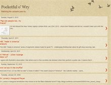 Tablet Screenshot of pocketfulowry.blogspot.com