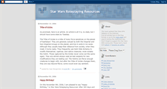 Desktop Screenshot of jadstarwars.blogspot.com