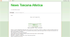 Desktop Screenshot of newstoscanaatletica.blogspot.com