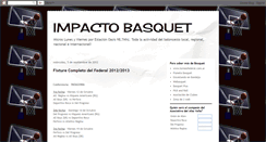 Desktop Screenshot of impactobasquet.blogspot.com