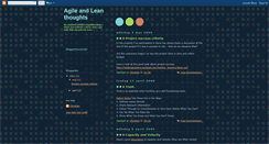 Desktop Screenshot of leanandagilethoughts.blogspot.com