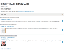 Tablet Screenshot of bibliotecadicomignago.blogspot.com