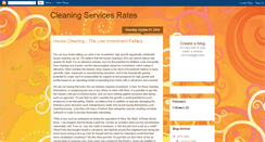 Desktop Screenshot of cleaningservicesrates.blogspot.com