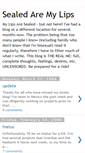 Mobile Screenshot of mysealedlips.blogspot.com
