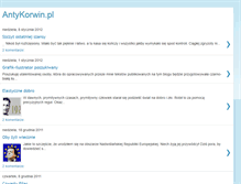 Tablet Screenshot of anty-korwin.blogspot.com