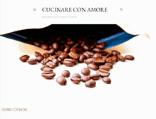 Tablet Screenshot of cucinare-con-amore.blogspot.com