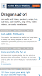 Mobile Screenshot of dragonaudio1.blogspot.com