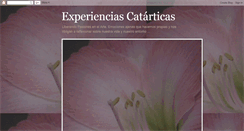 Desktop Screenshot of experienciascatarticas.blogspot.com