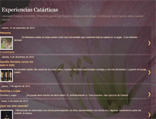 Tablet Screenshot of experienciascatarticas.blogspot.com