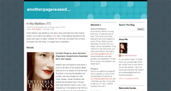 Desktop Screenshot of anotherpageisused.blogspot.com
