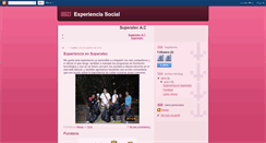 Desktop Screenshot of experienciasocial.blogspot.com