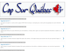 Tablet Screenshot of capsurquebec.blogspot.com
