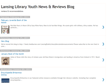 Tablet Screenshot of lansinglibraryyouth.blogspot.com