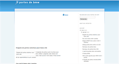 Desktop Screenshot of portesdebmw.blogspot.com