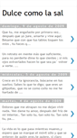 Mobile Screenshot of dulcecomolasal.blogspot.com