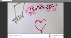 Desktop Screenshot of missdeviousdiva.blogspot.com