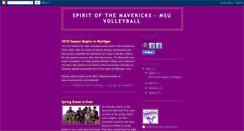 Desktop Screenshot of msumaverickvolleyball.blogspot.com