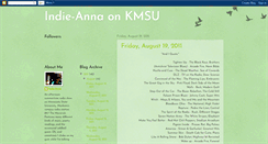 Desktop Screenshot of indie-annainminnesota.blogspot.com