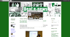 Desktop Screenshot of deaf-e-news.blogspot.com