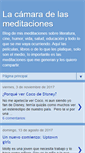 Mobile Screenshot of lacamaradelasmeditaciones.blogspot.com