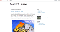 Desktop Screenshot of march2015holidays.blogspot.com