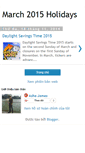 Mobile Screenshot of march2015holidays.blogspot.com