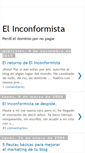 Mobile Screenshot of elinconformistanet.blogspot.com