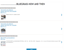 Tablet Screenshot of bluegrassnowandthen.blogspot.com