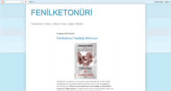 Desktop Screenshot of fenilketonuri.blogspot.com