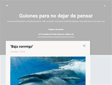 Tablet Screenshot of guionesparanodejardepensar.blogspot.com
