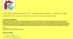 Desktop Screenshot of casadecampogalega.blogspot.com