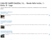 Tablet Screenshot of casadecampogalega.blogspot.com