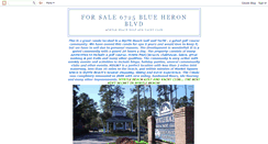 Desktop Screenshot of blueheronblvd.blogspot.com