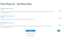 Tablet Screenshot of free1proxy.blogspot.com